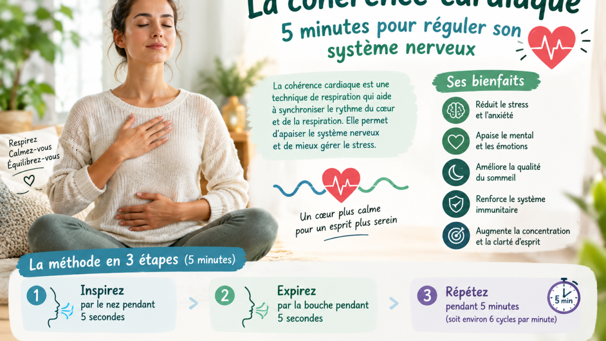 La cohérence cardiaque : 5 minutes pour réguler son système nerveux (2026)