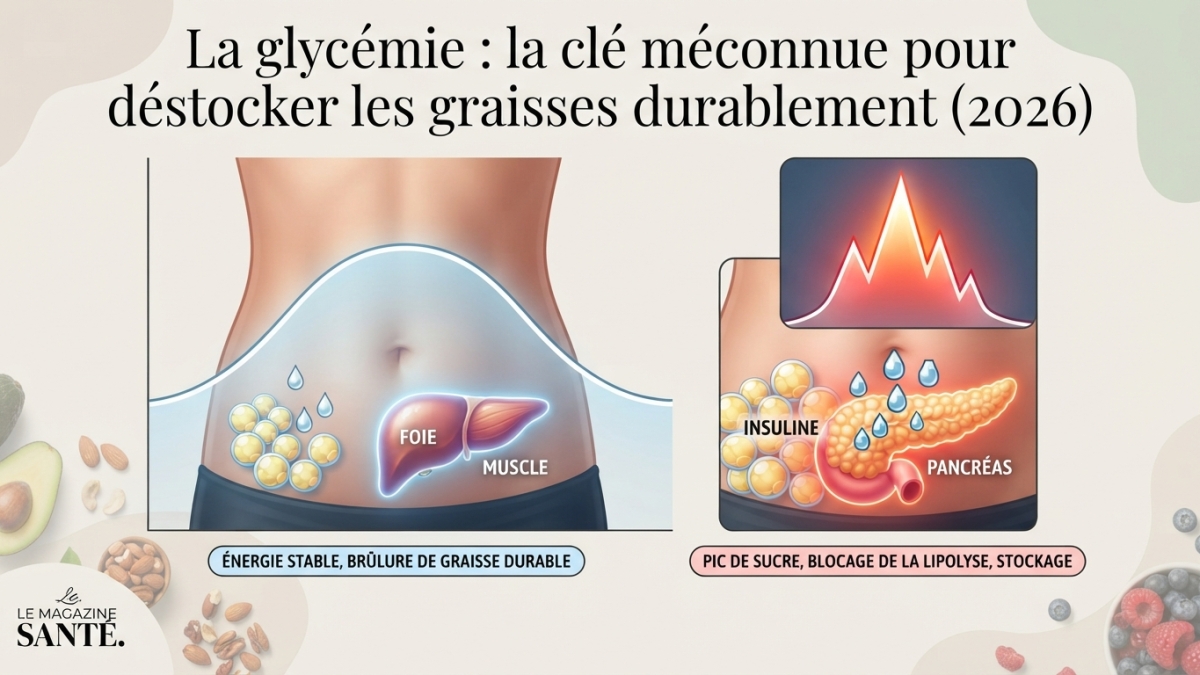 La glycémie : la clé méconnue pour déstocker les graisses durablement (2026)