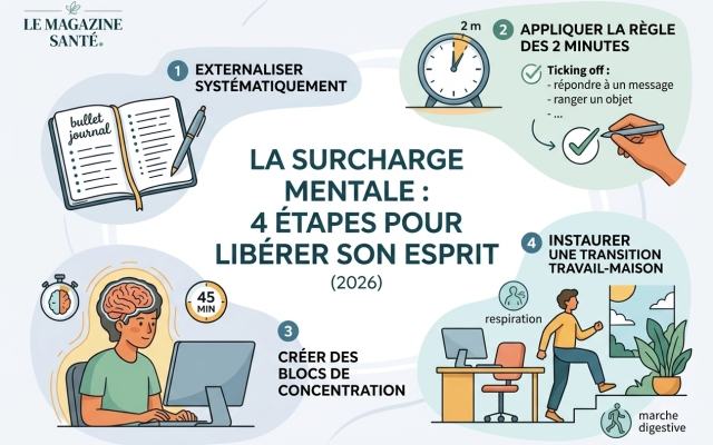 La surcharge mentale : 4 étapes pour libérer son esprit au quotidien (2026)