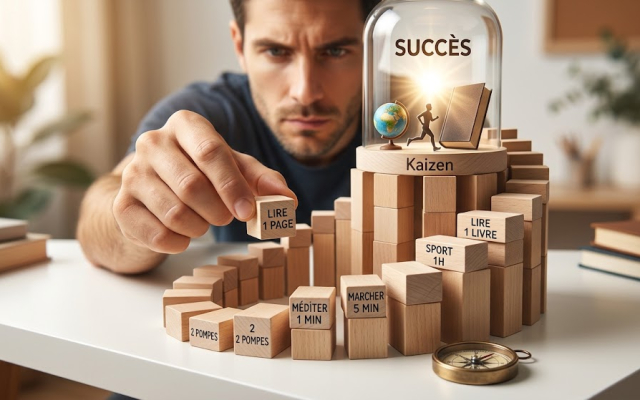  La méthode des petits pas (Kaizen) pour réussir tous vos objectifs